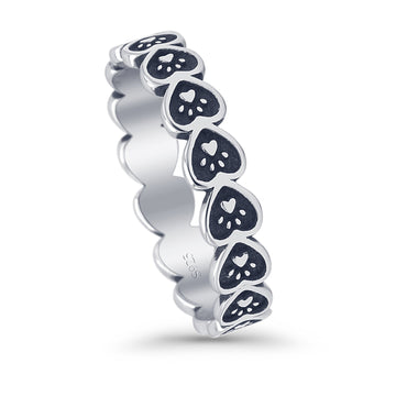 Heart & Paw Print Band